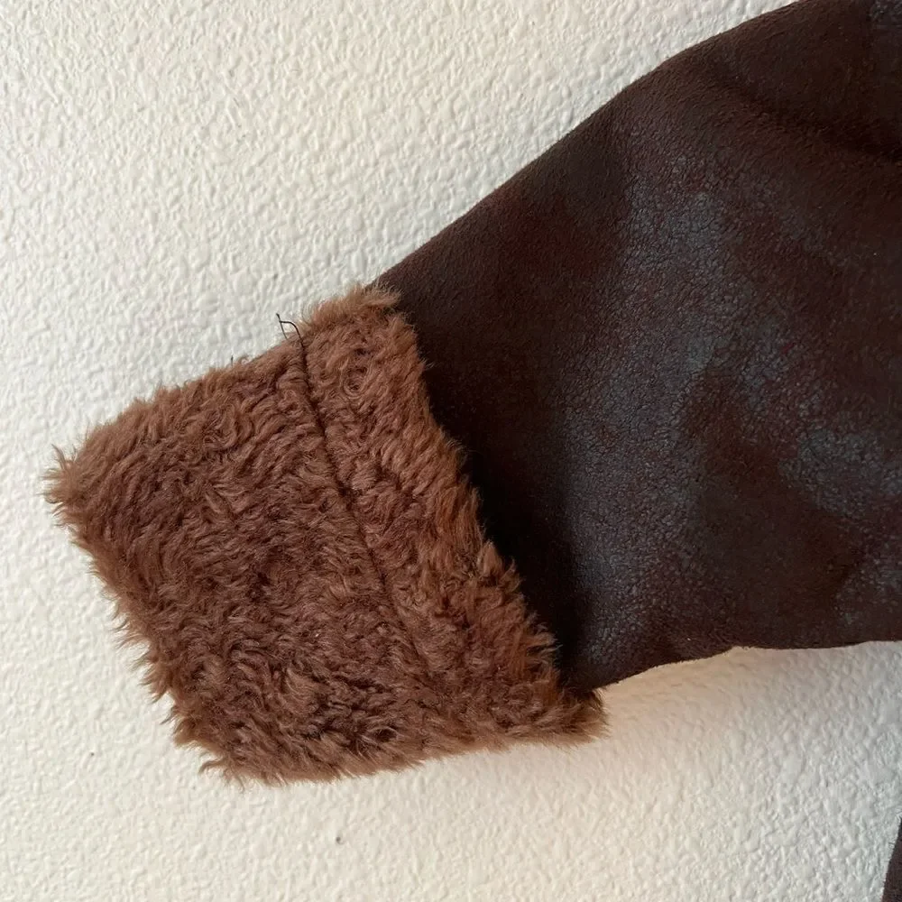 Catimini Brown Baby Hooded snowsuit 6 months